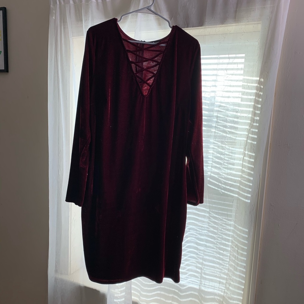 Velour dress